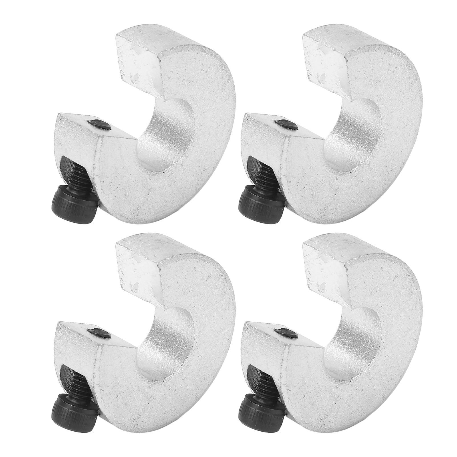 

4 шт. Линейный рельс Стопорное кольцо вала 12 мм внутренний диаметр 30 мм наружный диаметр 10 мм толщина Алюминиевый сплав Ограничитель вала Фиксация