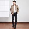 [Business Classic&100% Cotton] Light Luxury, Simple, Straightforward Stand up Collar Jacket for Men's Spring and Autumn Top Coat