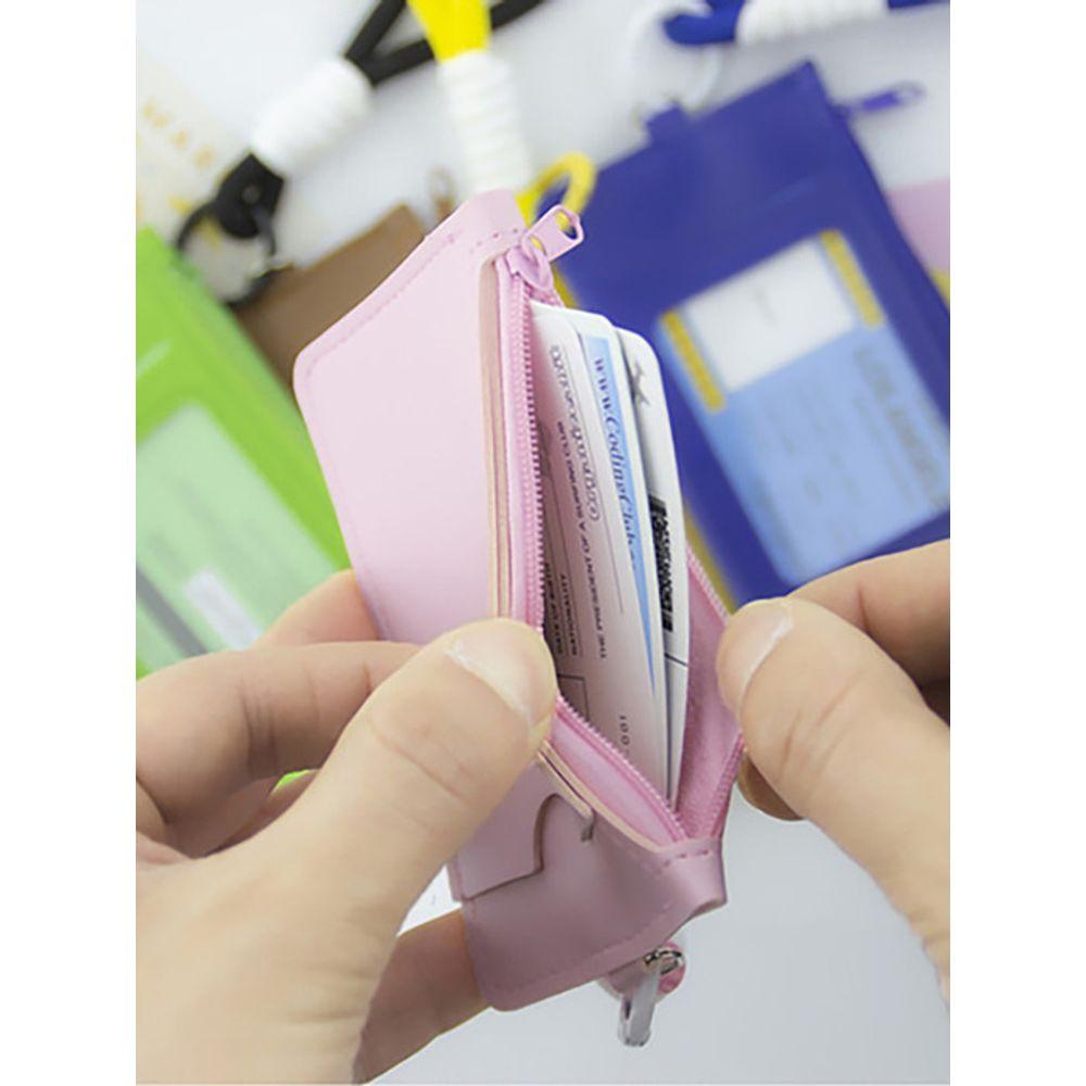 Briskstyle lebendige Farbe Riemen Leder Kartenetui