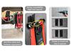 Multifunctional Floor & Wall-Mounted Garage Tool Holder with Hooks