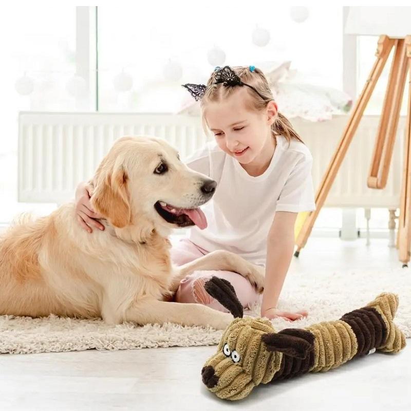 Plush Filled Pet Chew Toys for Small Dogs Squeak Puppy Dog Stuff Toy Dog Supplies Interactive Dog Toy