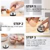 Piercer Stainless Steel Kitchen Gadget For Boiled Eggs Hole Puncher Tool Non-Slip Separator Cooking Aid Egg Shell Remover
