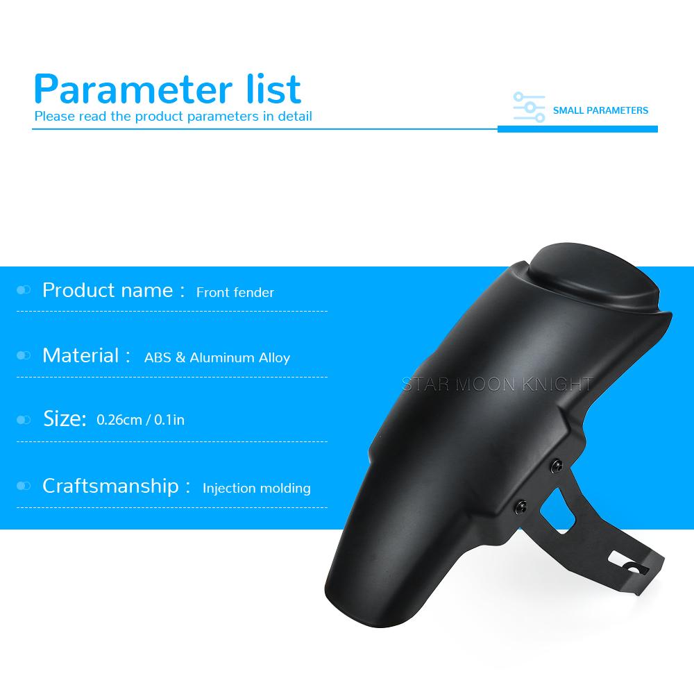 ABS Mudguard Fairing Front Fender Extender For Ducati Desert X DesertX 2022 2023 - Moto Fender Extension Motorcycle Accessories
