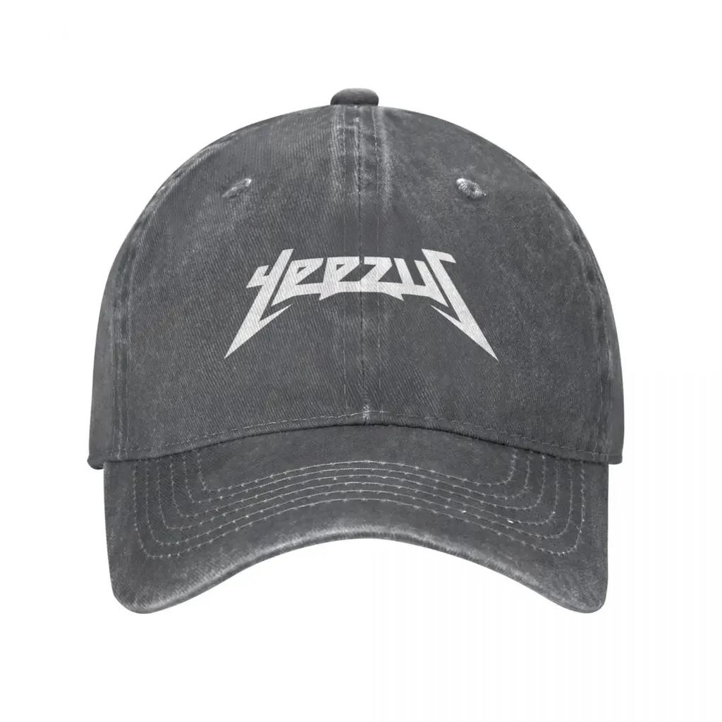 Kanye Logos Unisex Baseball Cap Hip Hop Distressed Cotton Caps Hat Casual Outdoor Activities Sun Cap
