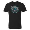 RPG Class Crest Fighter - Tabletop Games D20 Premium Cotton T Shirt - Black
