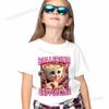 Italian Brainrot T-shirt for Children Clothing White Tops Kids Summer Short Sleeve Tees Cotton Boys Girls Outfits Tungtung Sahur