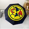 Club América Fashionable Automatic Opening/Closing Folding Umbrella. Portable and Foldable, Ideal for Gift, Travel, and Daily Use.