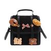 Schoolbag Premium sense backpack women's 1011 new trendy good-looking light luxury retro schoolbag college student commuter backpack handbag