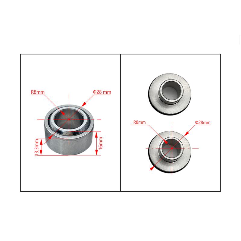 OTOM Motorcycle 2017-2023 PDS Rear Shock Fisheye Bearing Lower Absorber Bushing Kit For KTM EXC EXCF XCW XCFW 150 250 300 450