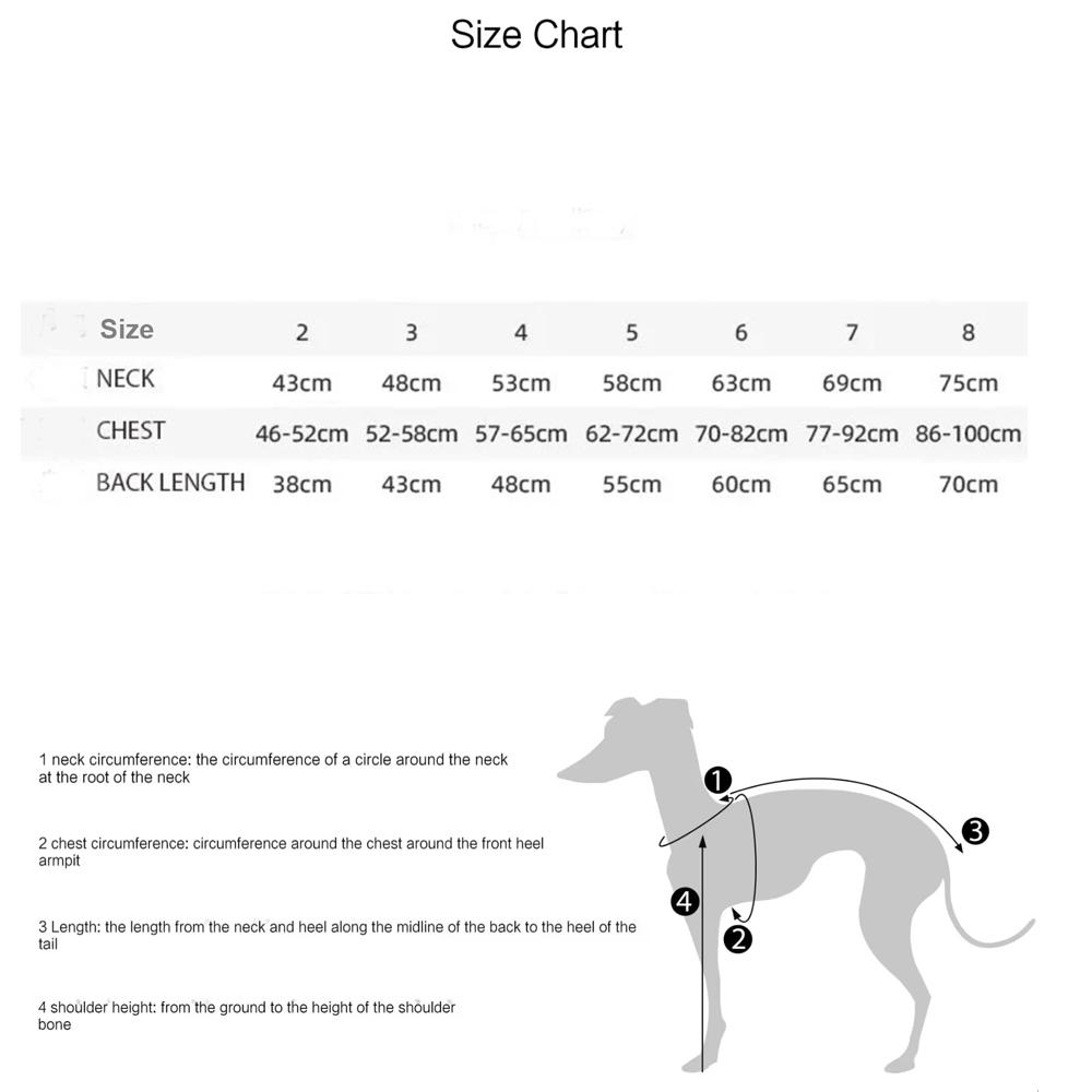 Moda Inverno Levriero Italiano Abbigliamento Cane Collo Alto Whippet Cappotto Cane Caldo Regolabile Terrier Senza Aria Belington Giacca Cane