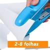 Grapadora sin grapas – Herramienta de encuadernación perforada fácil para el hogar y la escuela