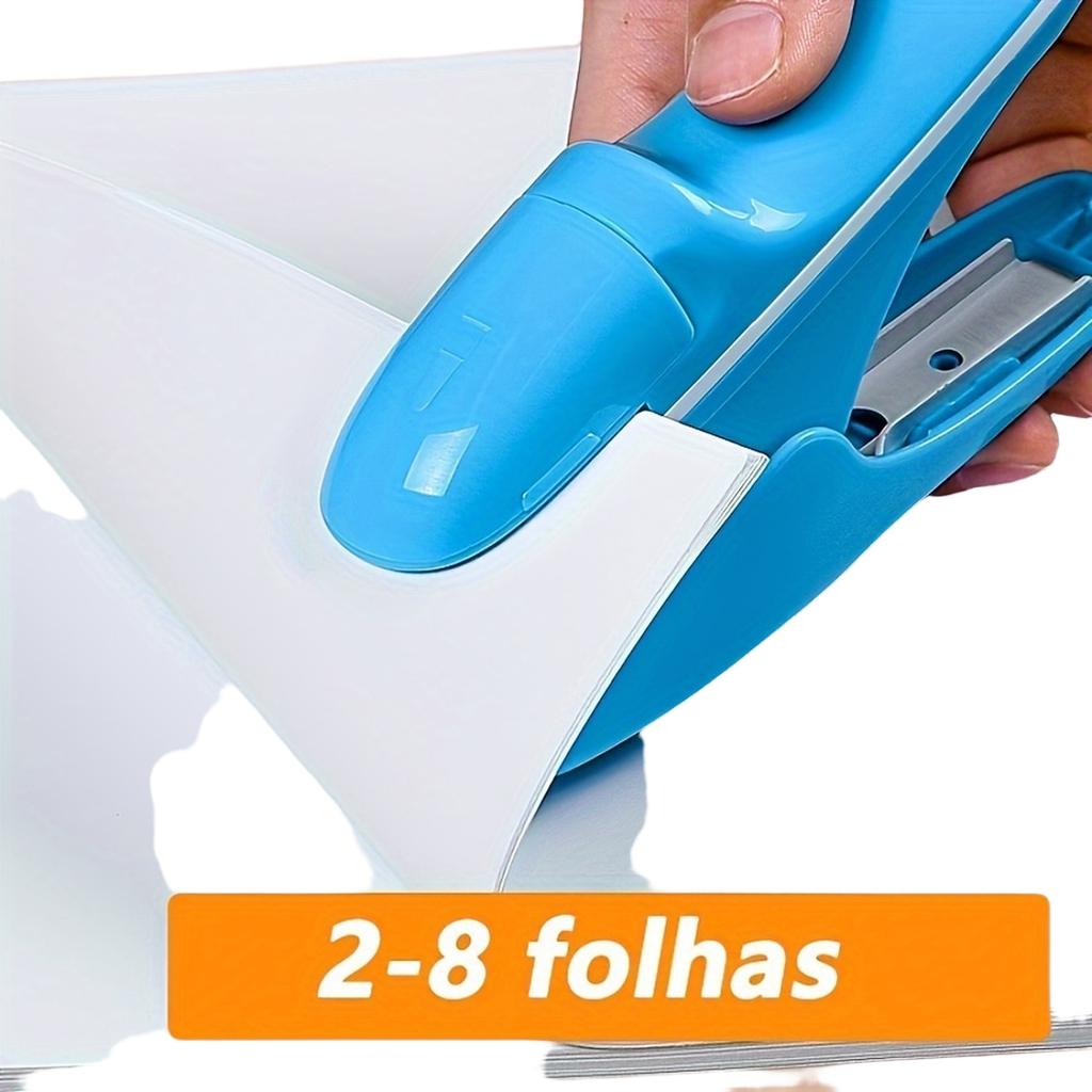 Grapadora sin grapas – Herramienta de encuadernación perforada fácil para el hogar y la escuela