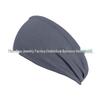 Unisex Elastic Sports & Yoga Headbands, Sweat-Absorbing Cotton Hair Accessories, Solid Colors