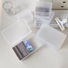 3-inch Small Card Protection Storage Box Desktop Storage Dustproof Box Stationery Material Sorting Box Large Capacity Dustproof
