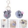 Miniature Mouse/Hamster Keychain Animal Charm Keyring Comfortable and Lightweight Phone Pendant Gift for Family Member