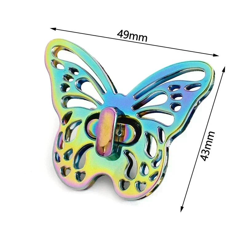 Meetee 2/5/8 Bucăți Cataramă Metalică Colorată cu Blocare pentru Geantă de Mână Portofel Cutie de Monede Cataramă Padlock Decorativ Accesorii Hardware Înlocuibile pentru Genți