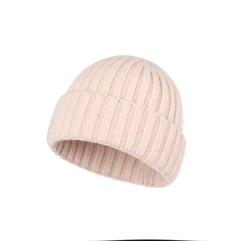 

Winter Rabbit Down Core Knitted Hat for Women - Windproof, Warm, Breathable, with Large Brim - Perfect for Students and Couples One Size (54-58cm)
