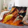 Charizard  Print Flannel Blanket, High quality Comfortable for All Seasons, Home Decor, Warmth and Comfort
