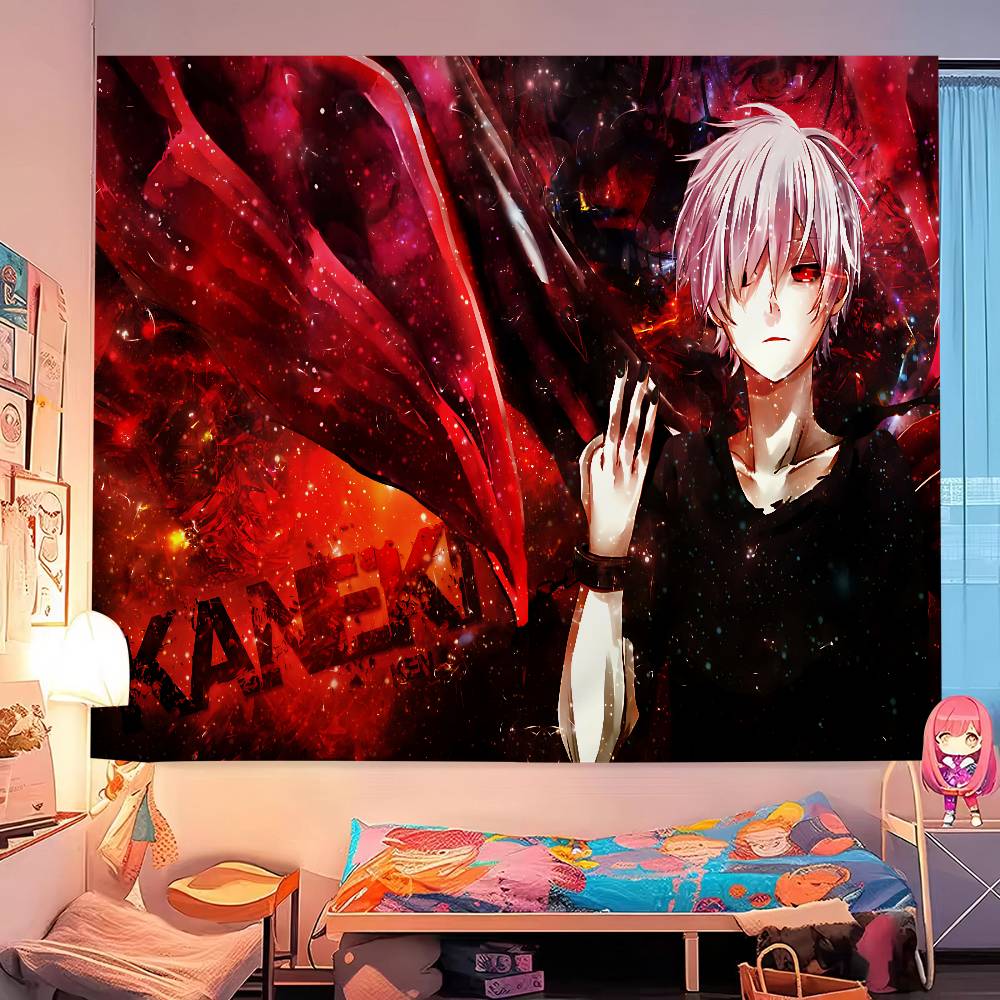 Anime Tokyo Ghoul Hanging Bohemian Tapestry Bohemian Wall Tapestries Mandala Cheap Hippie Wall Hanging