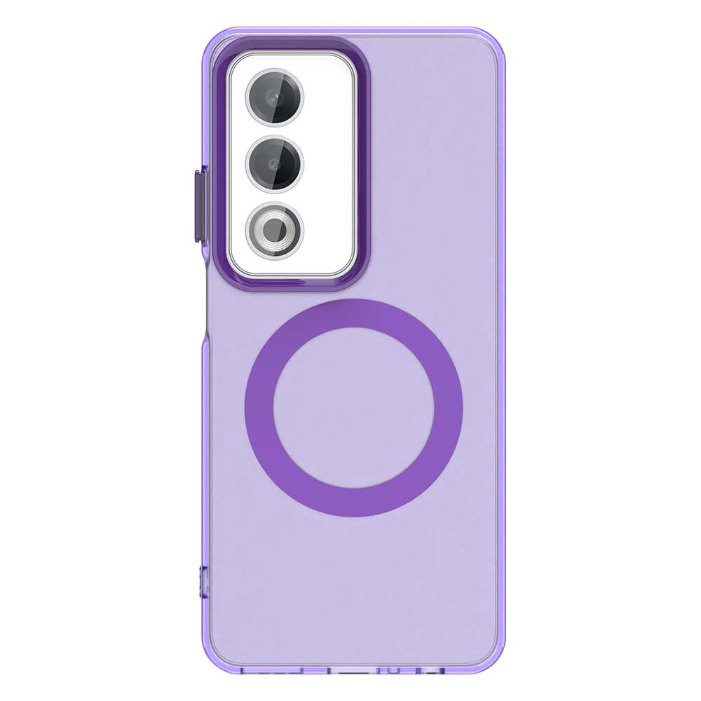 Magsafe Matte Phone Case For Oppo A3 Pro Protective Case Magnetic Wireless Charging For Oppo A80 5G Shockproof Back Cover