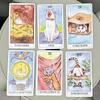 10,3*6 cm Kot Tarot Język rosyjski 78 sztuk Karty Tarota o tematyce kota łączą autentyczność z kocim poczuciem humoru