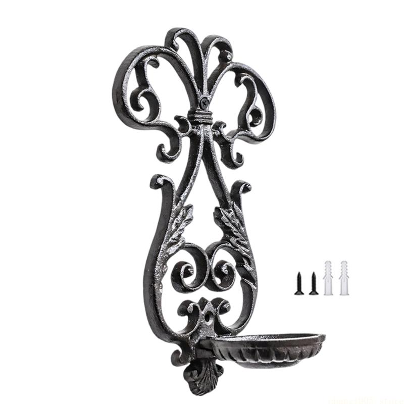 QX2E Wandleuchter Halter Metall Wanddekorationen Hängende Wandmontierte Leuchter für Wohnzimmer Esszimmer