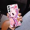 Cute Anime Girl INS Phone Case For Samsung Galaxy S24 S25 Edge S26 Ultra S23 S22 S21 Plus S20 FE + Personalized Print Cover Gala