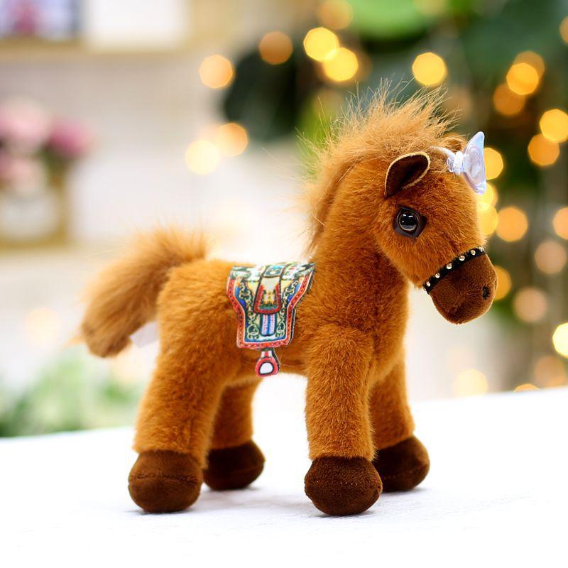 

Имитация Куклы Детская Плюшевая Игрушка Подарок на День Рождения Мультяшное Животное Пони Украшение Тряпичная Кукла Doll