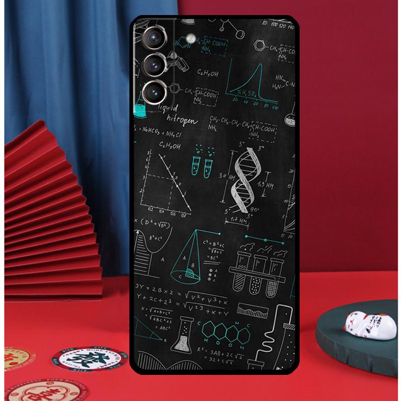 Science Biology Chemistry Phone Case For Samsung Galaxy S24 Ultra S9 S10 S20 FE S21 S22 S23 Plus S25 Ultra Back Cover