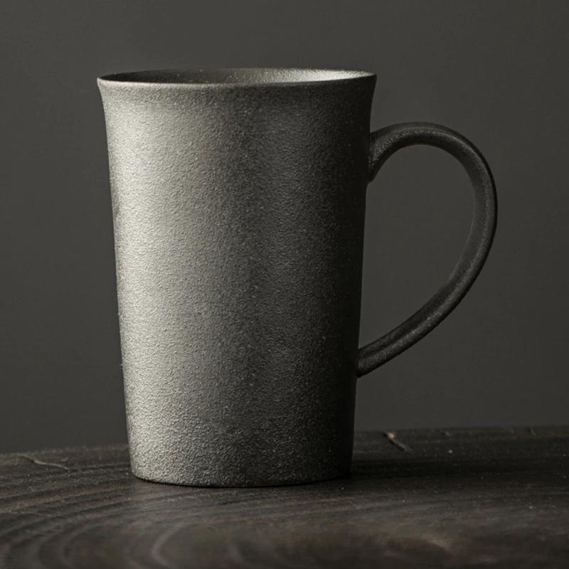 High Capacity Personalized Mug Retro Japanese-style Household Use Coffe Ceramic Cup Espresso Cups Teaware Cafes Drinkware Coffee
