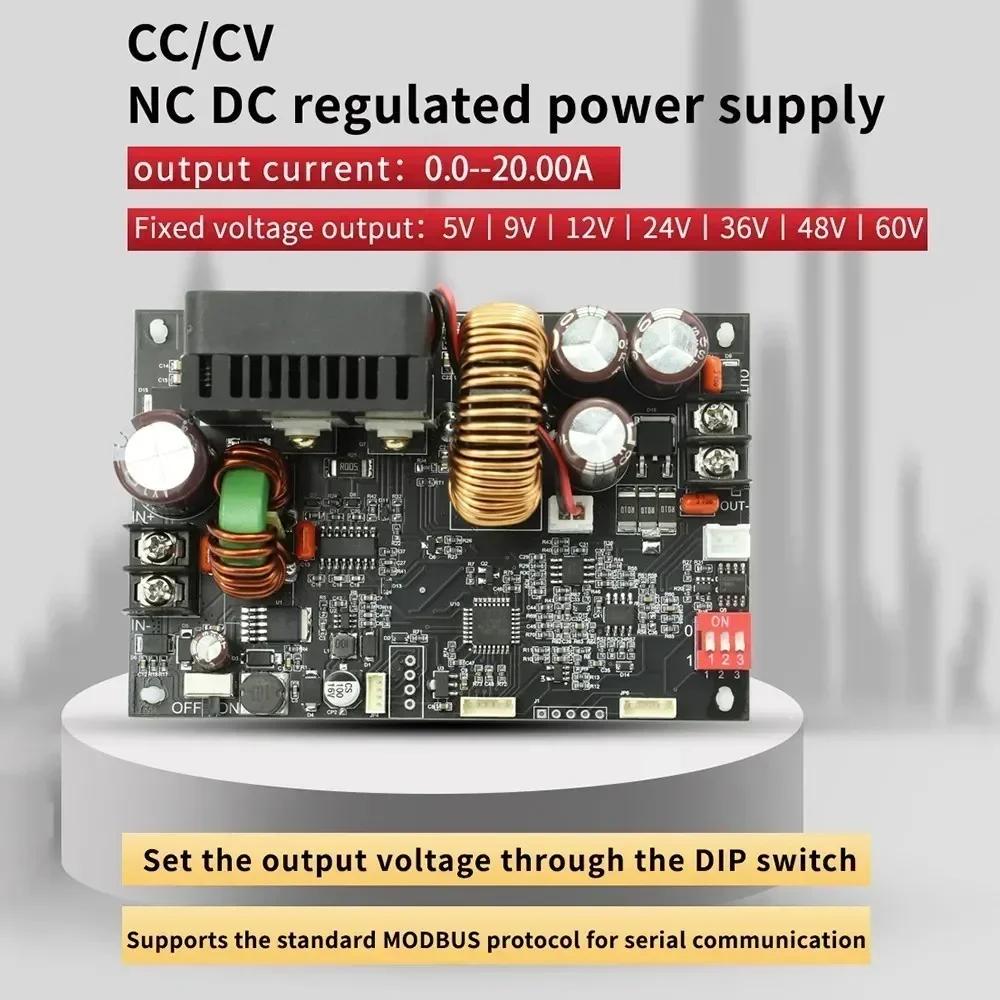 XY6020L CNC Step Down Stabilized Power Supply Adjustable Constant Voltage Constant Current Converter Module DC 6-70V 1200W 20A