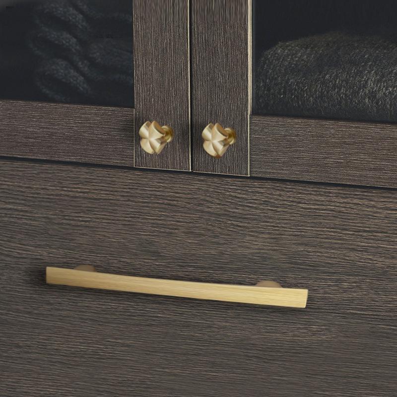 Drawer Handles Cabinet Furniture Kitchen Handles for Cabinet Knob Door Drawer Furniture Kitchen Pearl Golden Simplicity Hardware