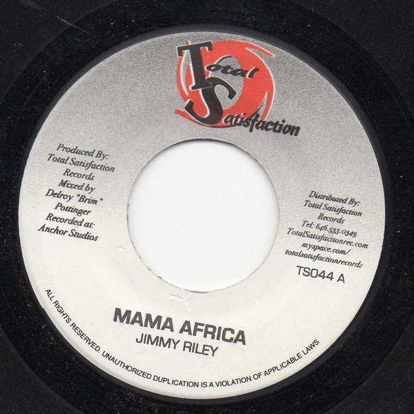

7inch Record JIMMY RILEY - Mama Africa TS044 Total Satisfact Jamaica Reggae, Ska & Dub Used