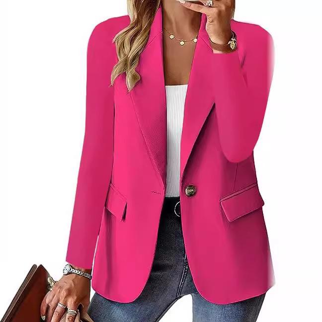 2024 Women's Autumn Long Sleeve Multi-Color Cardigan Blazer Jacket