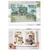 Scrapbooking Decorative Sticker Scene Sticker Water Resistant PET Sticker for Laptop Journal Phone Case Photo Album