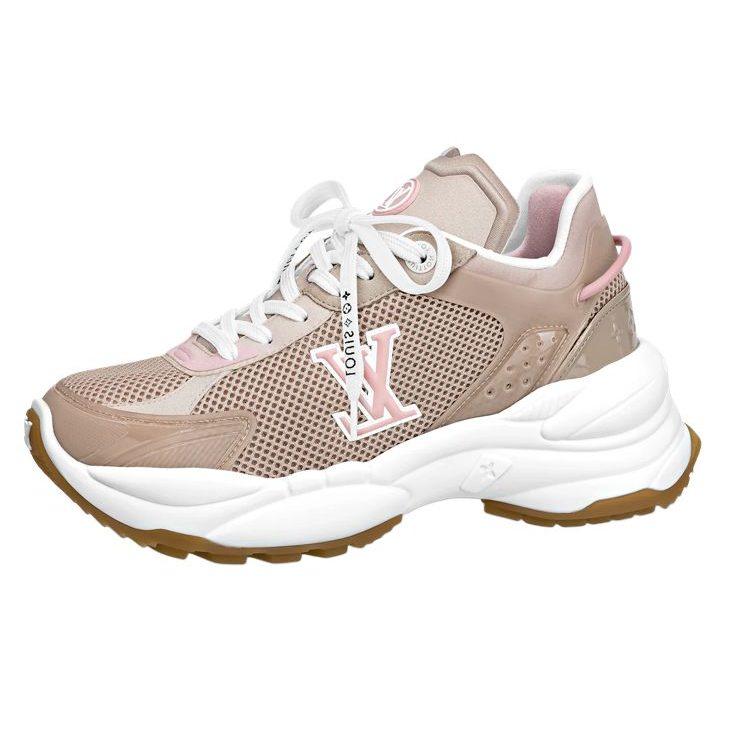 LOUIS VUITTON Run 55 Kedas `Tan