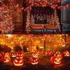1 Stück Ahornblatt Lichterkette 10/20/40 LED Lichter Batteriebetrieben Wasserdicht Für Halloween Außen Herbst Erntedank Dekoration