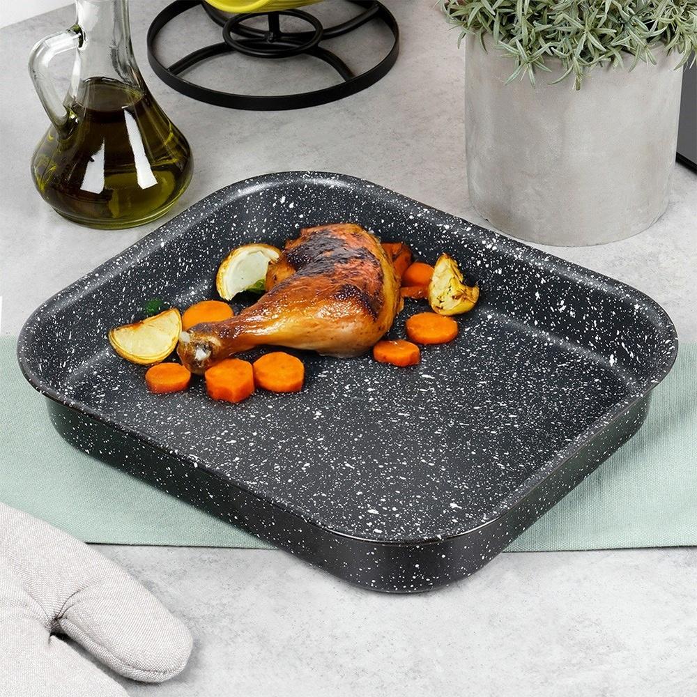 Rectangular granite roaster GRANDE 3 l, 29.5x26x4.5 cm