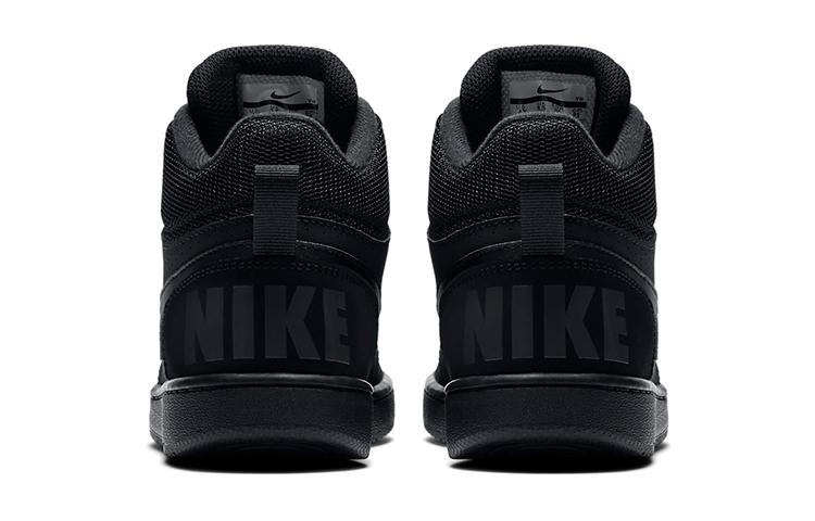 Nike Court Borough Mid 'Triple Black' GS 839977-001