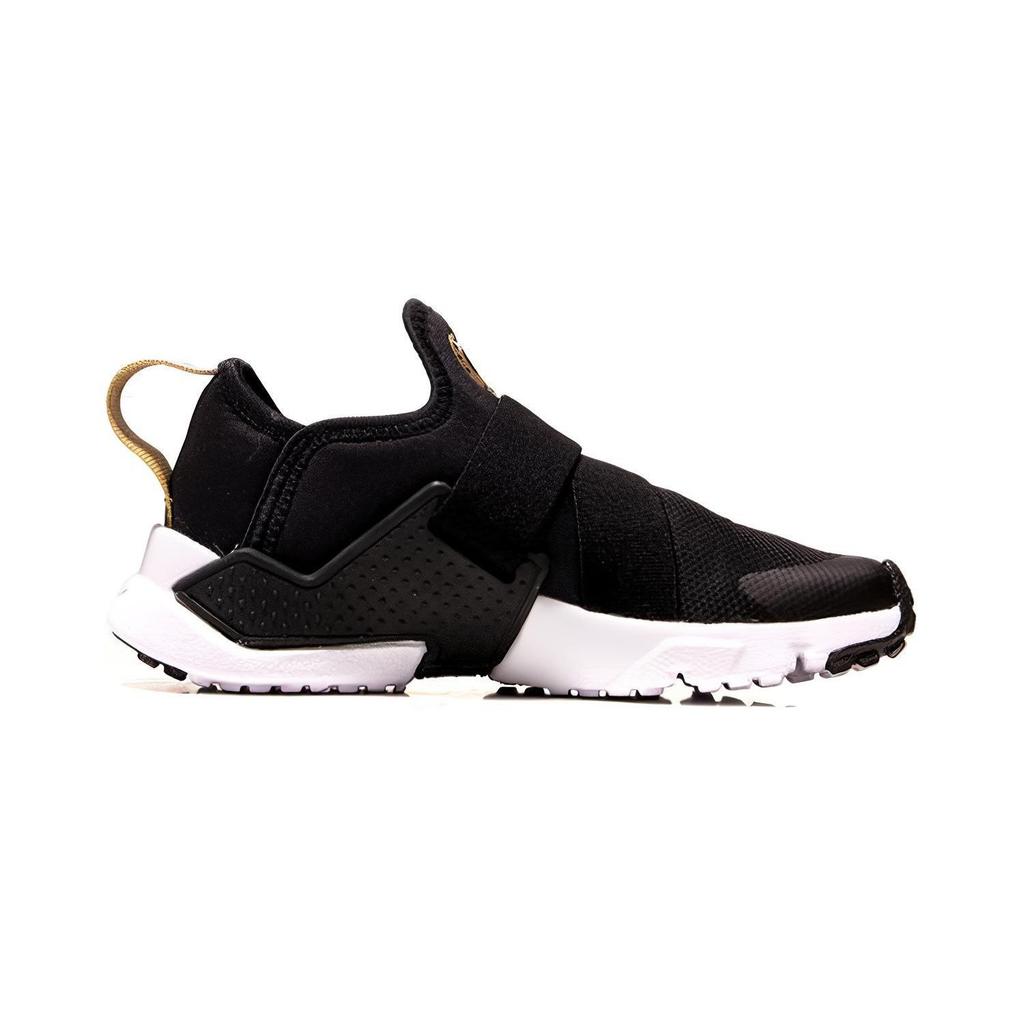 Nike Huarache Extreme Trend Shock Absorbing Durable Low Top Kids Running Shoes Kids Sneaker Black Gold AH7826-007