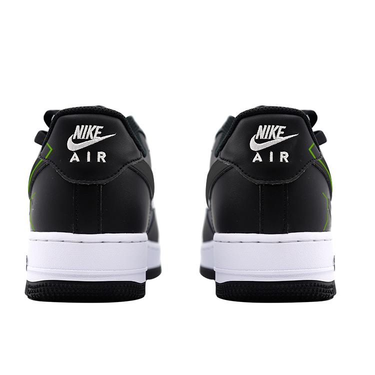 Nike Air Force 1 Slip Resistant, Abrasion Resistant, Impact Resistant Low top Skateboard Shoes Unisex White Black DV0788-001(Team181-)