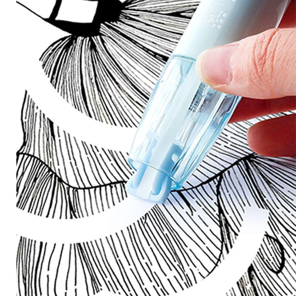 Candy Color Press Replaceable Core Correction Tape Charming Pen Shape Corrector Students Altered Tools School Office Supplies