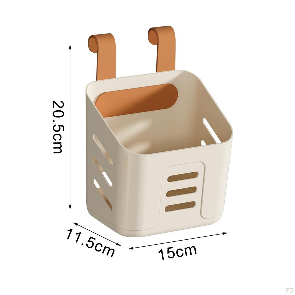 Basket Organizer, Reusable Hook, Hanging Storage Basket, for Railing, Pantry, Office