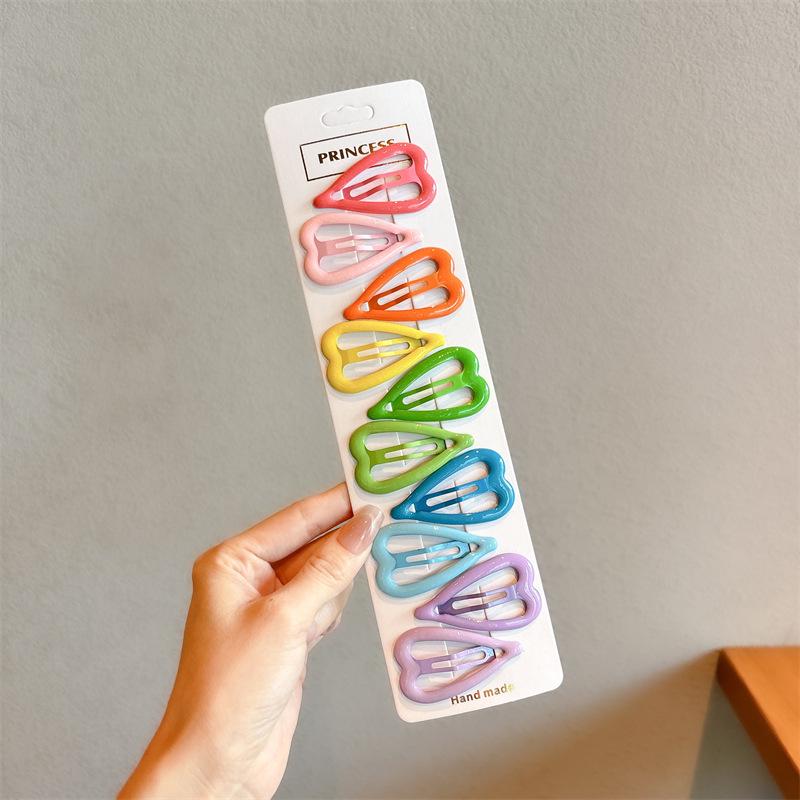 Y2K Dopamine Color Pentagram Small Hair Clip for Women & Kids - Cute Bangs & Side Hair Accessory