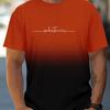 Sommermode Bestseller Neues Harajuku Farbverlauf Lässiges Kurzarm-T-Shirt Herren Lässiges Rundhals-T-Shirt Top