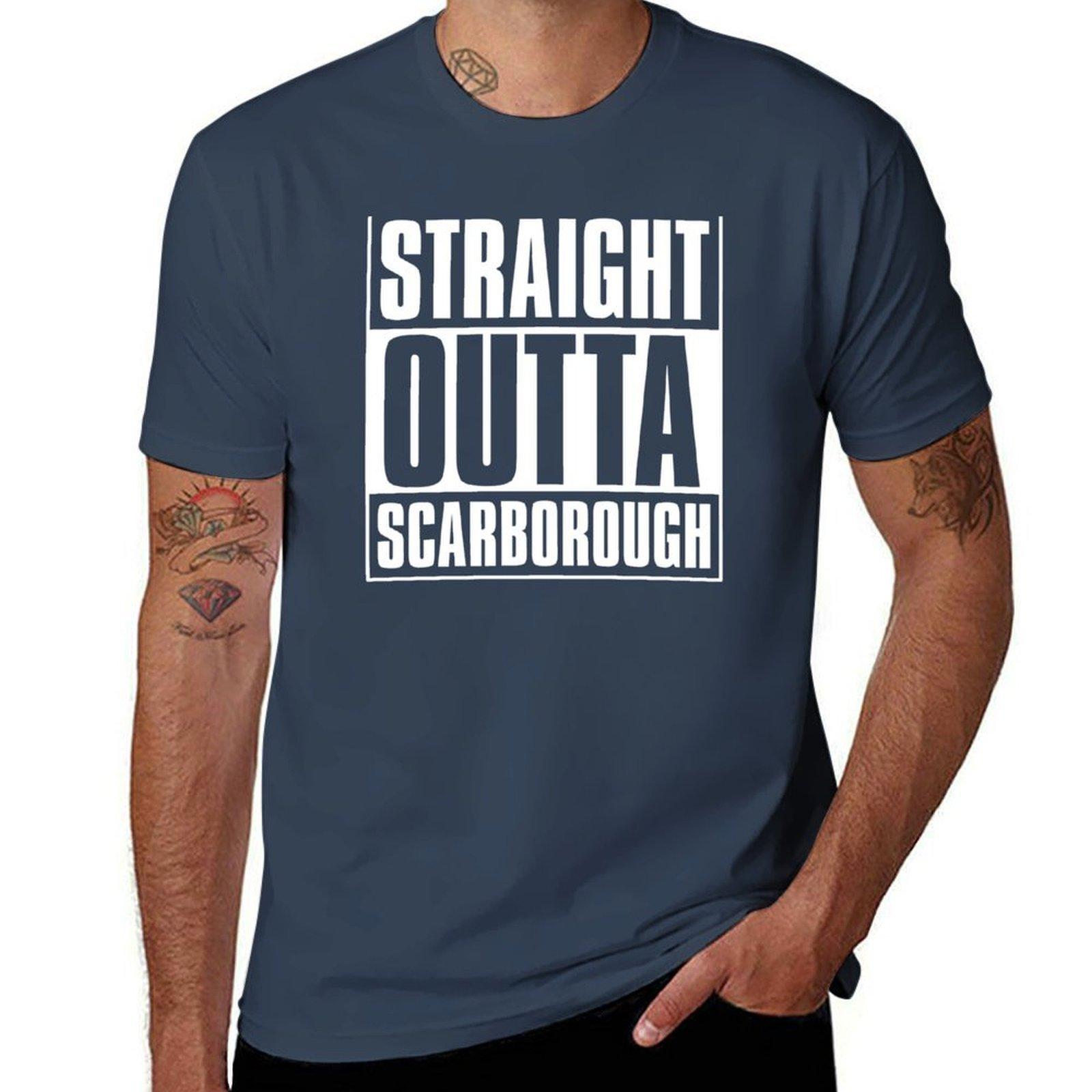 Straight Outta Scarborough Tobago Tourist Attraction TShirt Big Size Simple TShirt S