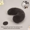 Removable Helmet Cat Ear Decoration Reusable Plush Helmet Accessory  Bicycle Helmet