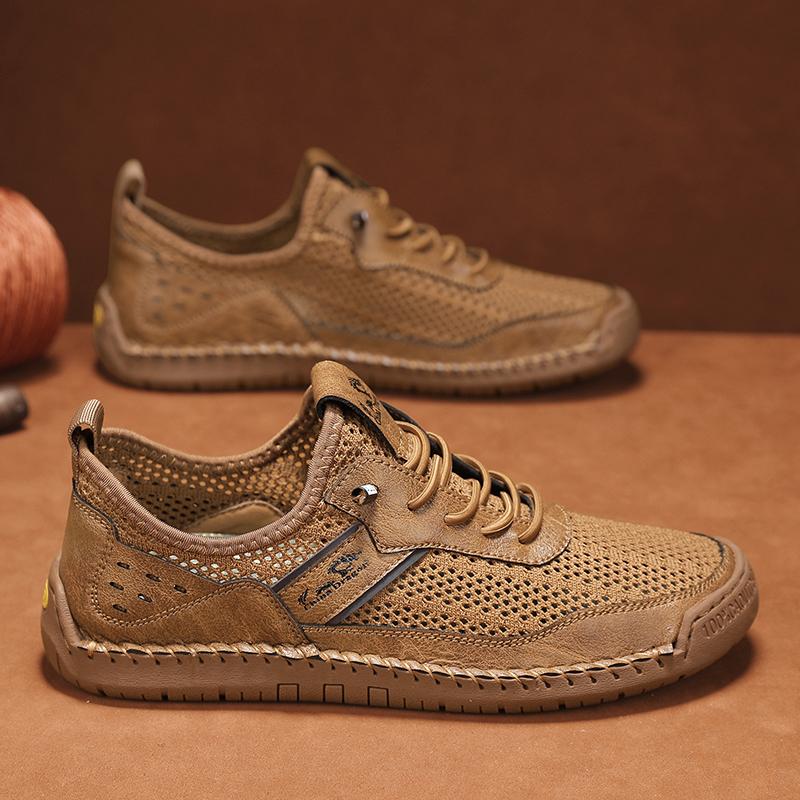 

Fashion CYYTL Mens Shoes Mesh Summer Handmade Quality Sandals Casual Breathable Outdoor Hiking Fashion Designer Luxury Tennis Sneakers 46