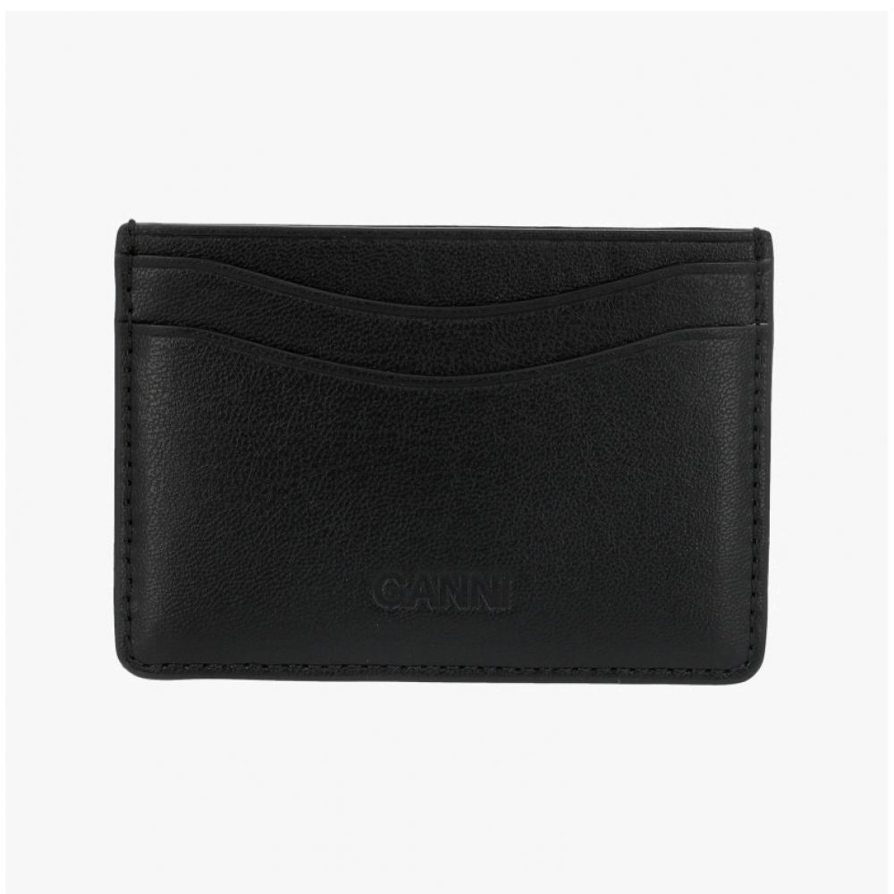 Ganni Animal Logo Bow Card Wallet B3010118 099
