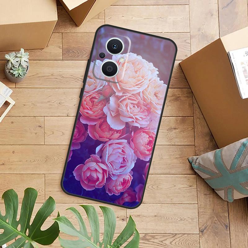 Flower Red Rose Case For OPPO Reno 13F 14F 12F 10 11 12 13 14 Pro 8T 7 8 Lite OPPO Find X9 X6 X5 X8 Pro Cover